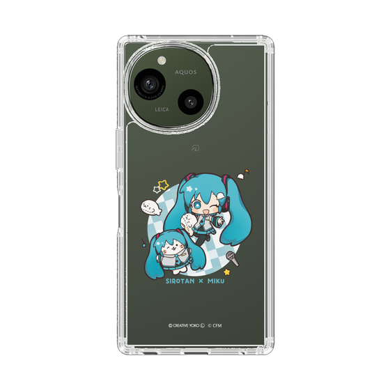 スリムプロテクションケース［ しろたん×初音ミク - しろたん×初音ミク ］