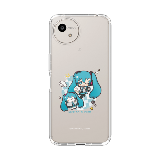 スリムプロテクションケース［ しろたん×初音ミク - しろたん×初音ミク ］