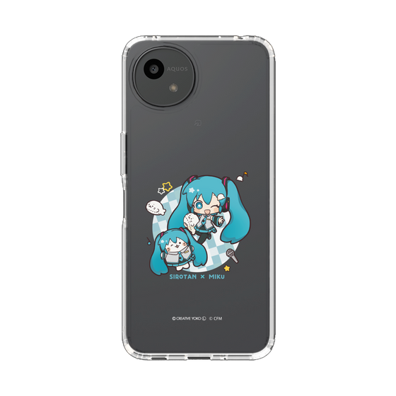 スリムプロテクションケース［ しろたん×初音ミク - しろたん×初音ミク ］