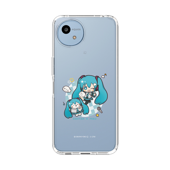 スリムプロテクションケース［ しろたん×初音ミク - しろたん×初音ミク ］