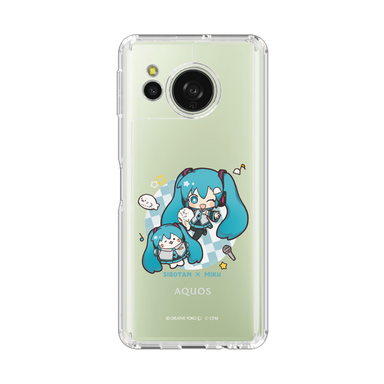 スリムプロテクションケース［ しろたん×初音ミク - しろたん×初音ミク ］