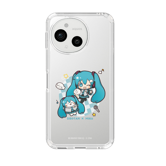 スリムプロテクションケース［ しろたん×初音ミク - しろたん×初音ミク ］