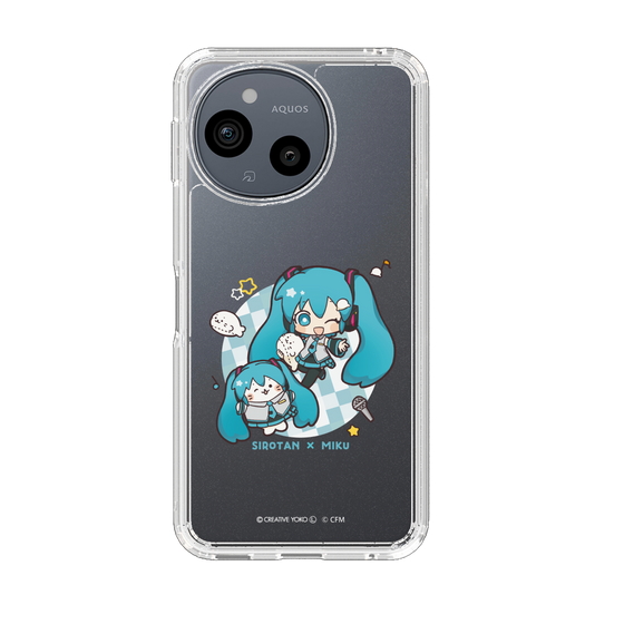 スリムプロテクションケース［ しろたん×初音ミク - しろたん×初音ミク ］