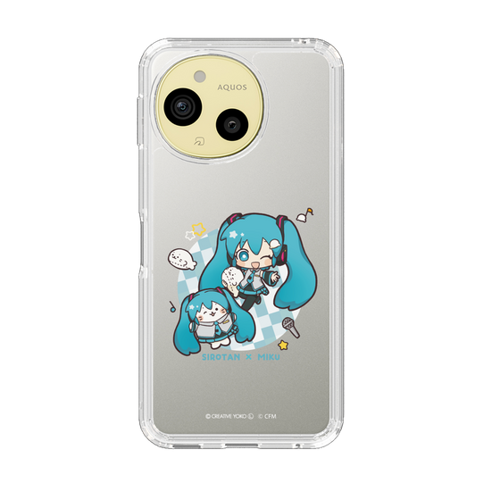 スリムプロテクションケース［ しろたん×初音ミク - しろたん×初音ミク ］