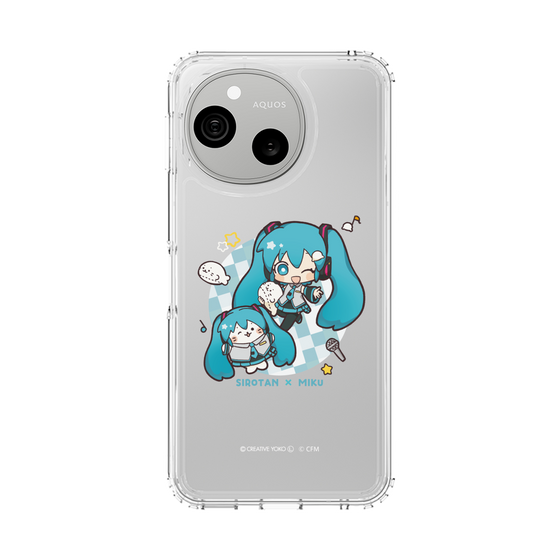 スリムプロテクションケース［ しろたん×初音ミク - しろたん×初音ミク ］