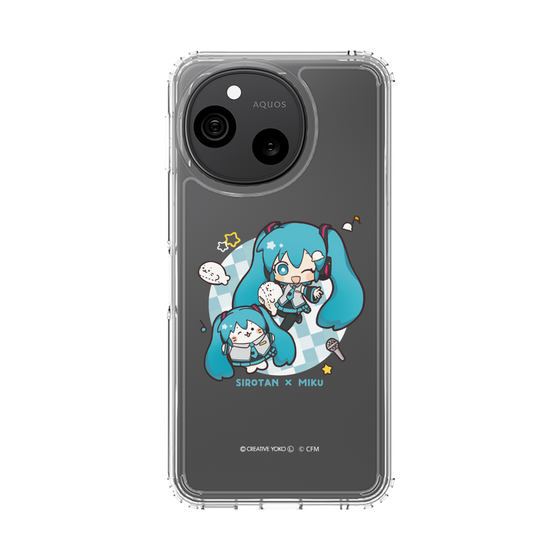 スリムプロテクションケース［ しろたん×初音ミク - しろたん×初音ミク ］