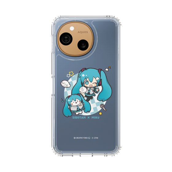 スリムプロテクションケース［ しろたん×初音ミク - しろたん×初音ミク ］