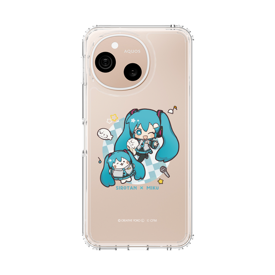 スリムプロテクションケース［ しろたん×初音ミク - しろたん×初音ミク ］