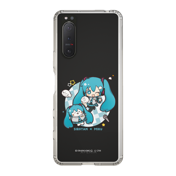 スリムプロテクションケース［ しろたん×初音ミク - しろたん×初音ミク ］