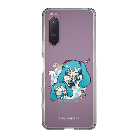 スリムプロテクションケース［ しろたん×初音ミク - しろたん×初音ミク ］