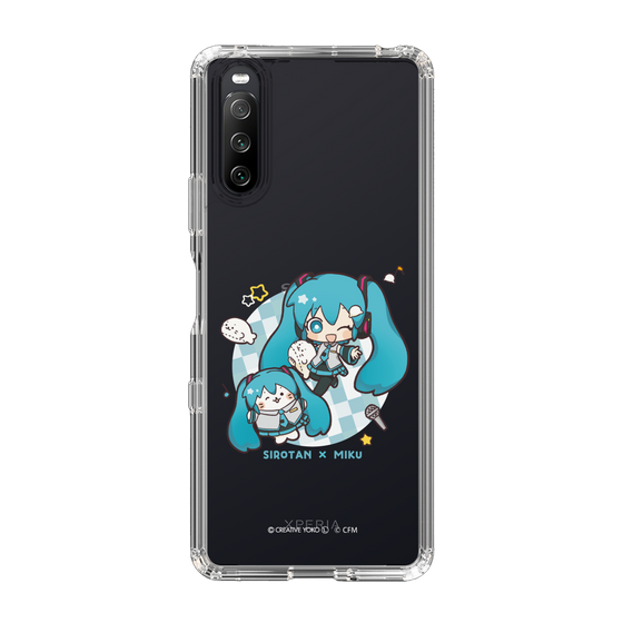 スリムプロテクションケース［ しろたん×初音ミク - しろたん×初音ミク ］
