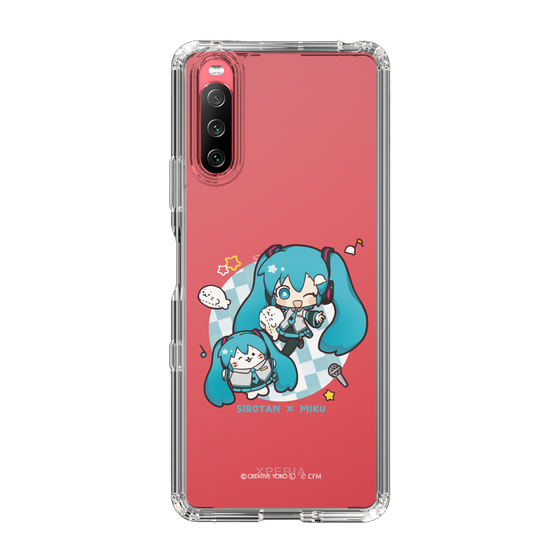 スリムプロテクションケース［ しろたん×初音ミク - しろたん×初音ミク ］