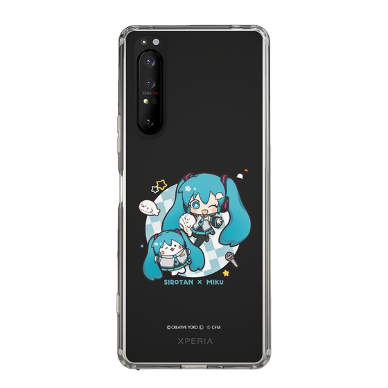 スリムプロテクションケース［ しろたん×初音ミク - しろたん×初音ミク ］