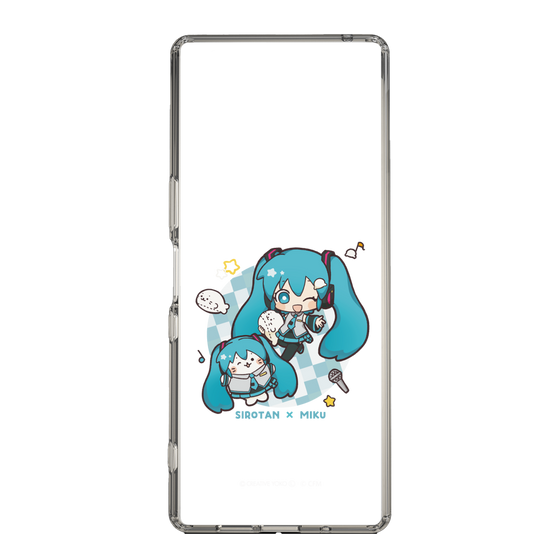 スリムプロテクションケース［ しろたん×初音ミク - しろたん×初音ミク ］