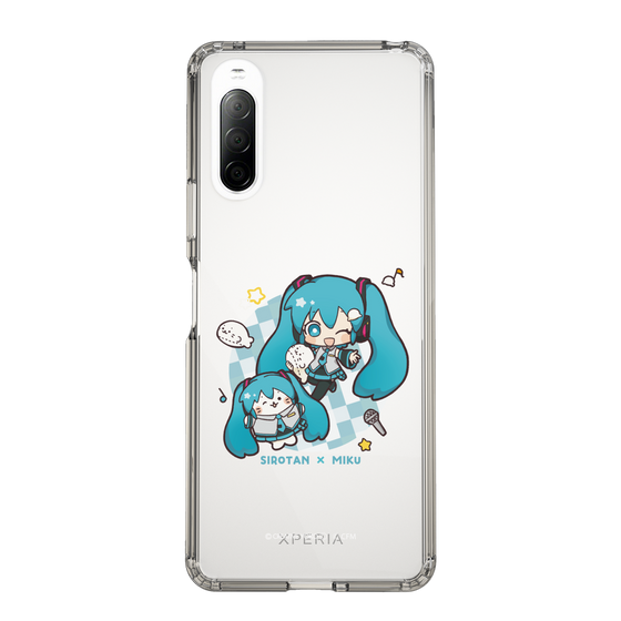 スリムプロテクションケース［ しろたん×初音ミク - しろたん×初音ミク ］