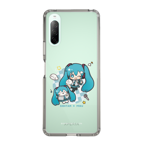 スリムプロテクションケース［ しろたん×初音ミク - しろたん×初音ミク ］