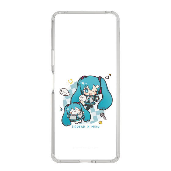 スリムプロテクションケース［ しろたん×初音ミク - しろたん×初音ミク ］