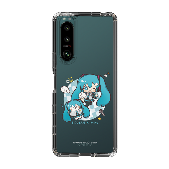 スリムプロテクションケース［ しろたん×初音ミク - しろたん×初音ミク ］