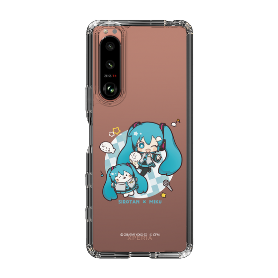 スリムプロテクションケース［ しろたん×初音ミク - しろたん×初音ミク ］
