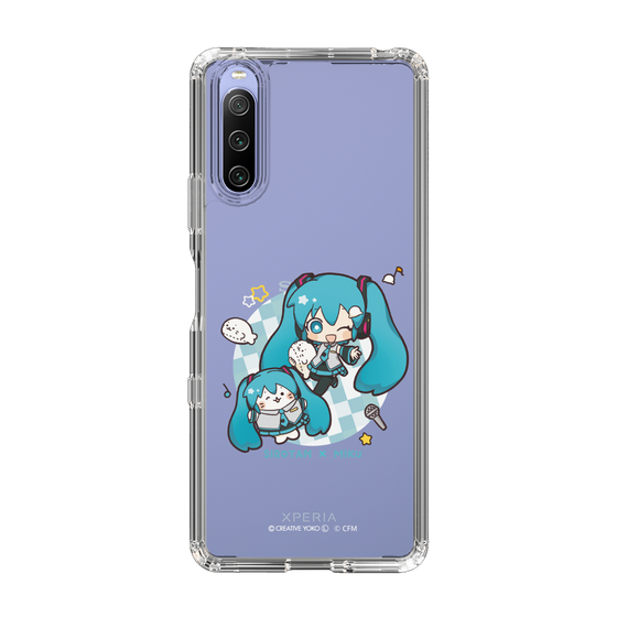 スリムプロテクションケース［ しろたん×初音ミク - しろたん×初音ミク ］