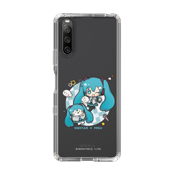 スリムプロテクションケース［ しろたん×初音ミク - しろたん×初音ミク ］