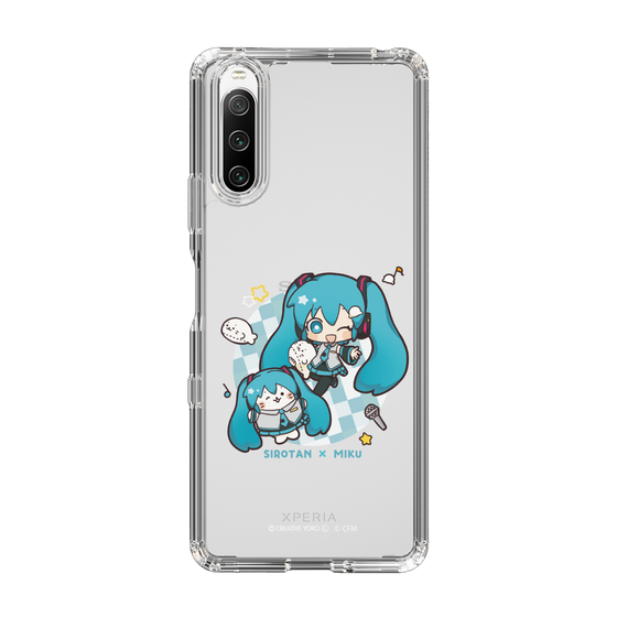 スリムプロテクションケース［ しろたん×初音ミク - しろたん×初音ミク ］
