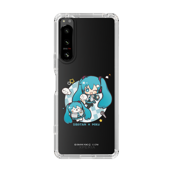 スリムプロテクションケース［ しろたん×初音ミク - しろたん×初音ミク ］