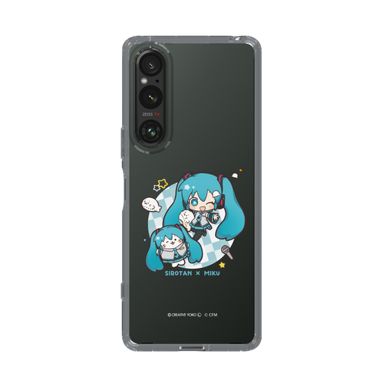 スリムプロテクションケース［ しろたん×初音ミク - しろたん×初音ミク ］