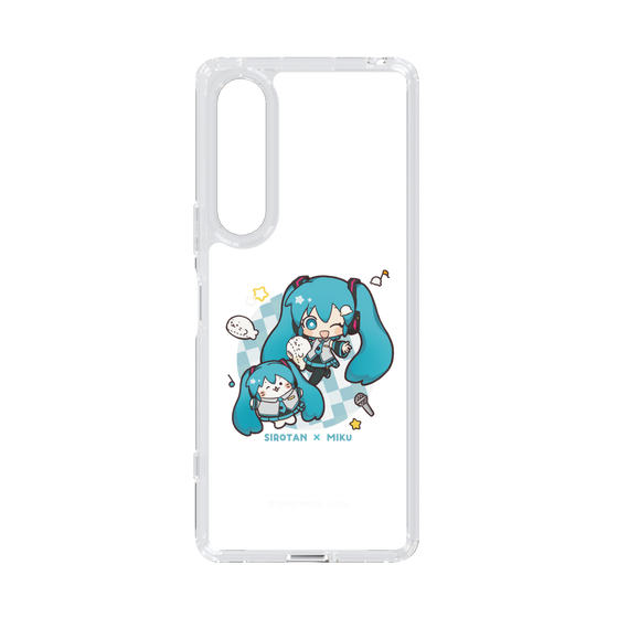 スリムプロテクションケース［ しろたん×初音ミク - しろたん×初音ミク ］