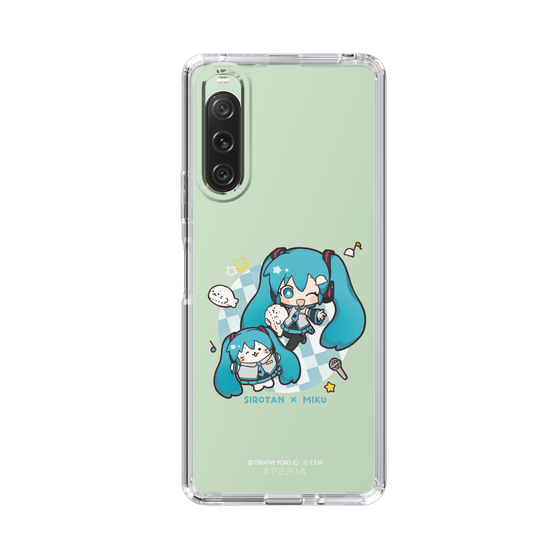 スリムプロテクションケース［ しろたん×初音ミク - しろたん×初音ミク ］