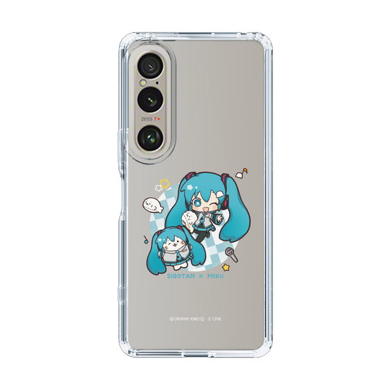 スリムプロテクションケース［ しろたん×初音ミク - しろたん×初音ミク ］