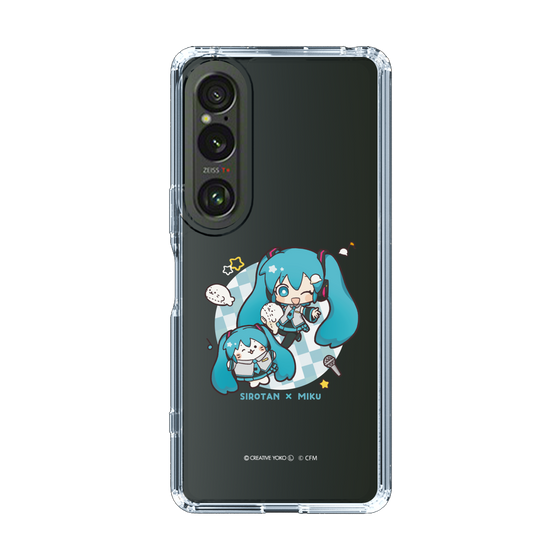 スリムプロテクションケース［ しろたん×初音ミク - しろたん×初音ミク ］