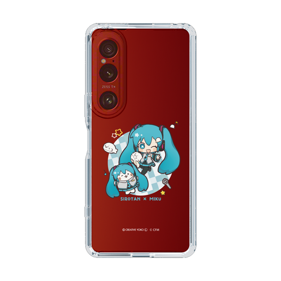 スリムプロテクションケース［ しろたん×初音ミク - しろたん×初音ミク ］