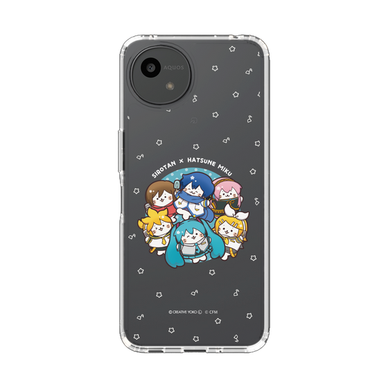 スリムプロテクションケース［ しろたん×初音ミク - 全員集合 - しろたん変身 ］
