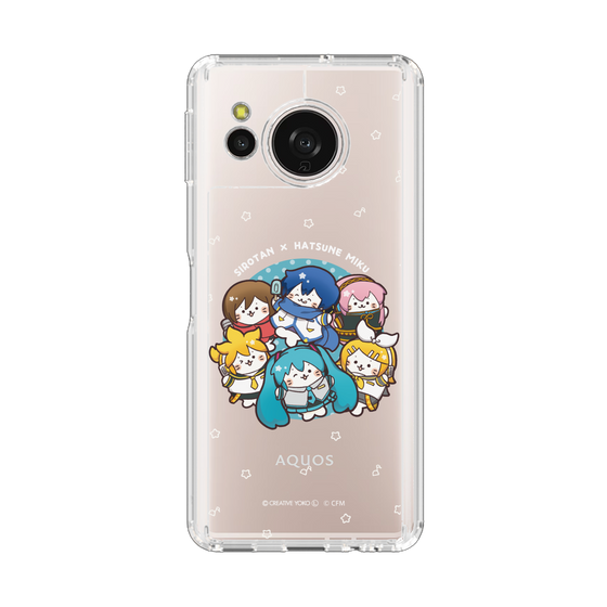 スリムプロテクションケース［ しろたん×初音ミク - 全員集合 - しろたん変身 ］