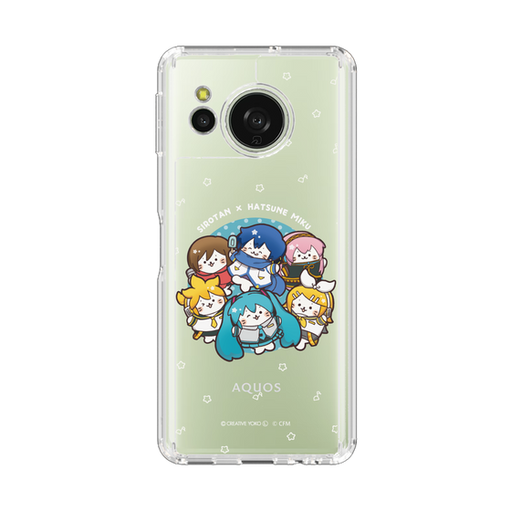 スリムプロテクションケース［ しろたん×初音ミク - 全員集合 - しろたん変身 ］