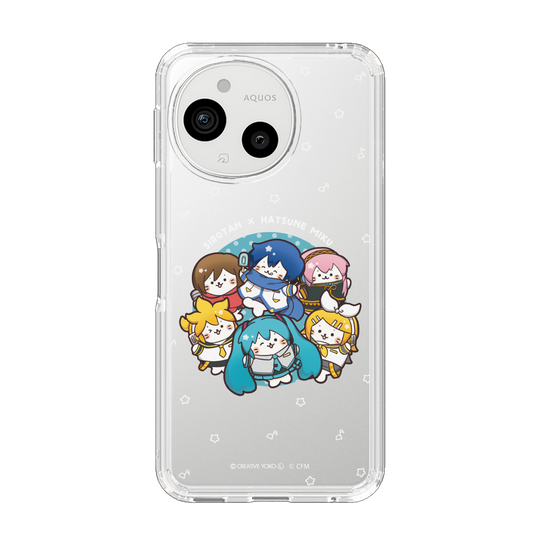 スリムプロテクションケース［ しろたん×初音ミク - 全員集合 - しろたん変身 ］