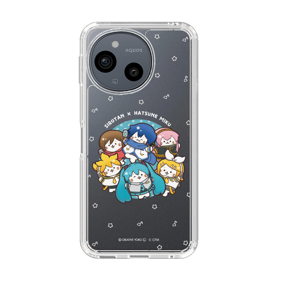 スリムプロテクションケース［ しろたん×初音ミク - 全員集合 - しろたん変身 ］