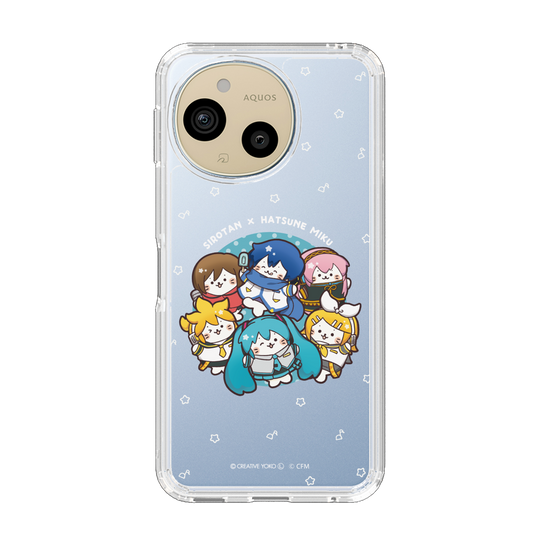 スリムプロテクションケース［ しろたん×初音ミク - 全員集合 - しろたん変身 ］