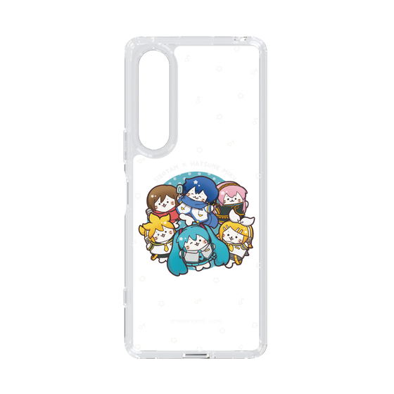 スリムプロテクションケース［ しろたん×初音ミク - 全員集合 - しろたん変身 ］