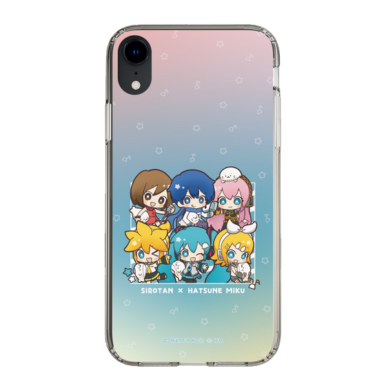 スリムプロテクションケース［ しろたん×初音ミク - 全員集合 - しろたんと一緒 ］