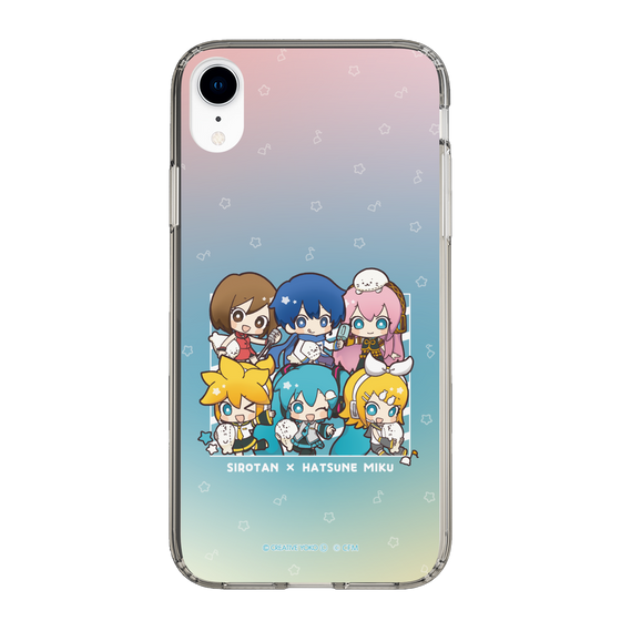 スリムプロテクションケース［ しろたん×初音ミク - 全員集合 - しろたんと一緒 ］