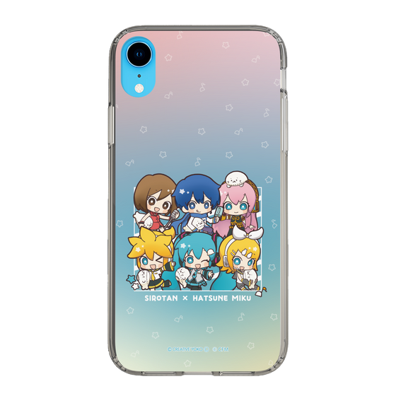 スリムプロテクションケース［ しろたん×初音ミク - 全員集合 - しろたんと一緒 ］