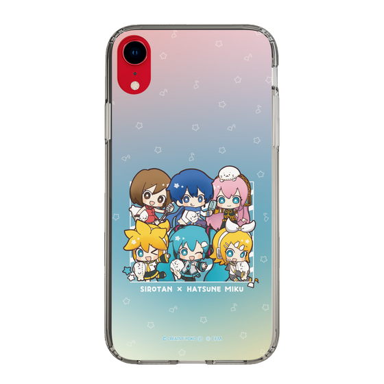 スリムプロテクションケース［ しろたん×初音ミク - 全員集合 - しろたんと一緒 ］