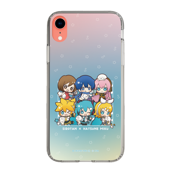 スリムプロテクションケース［ しろたん×初音ミク - 全員集合 - しろたんと一緒 ］