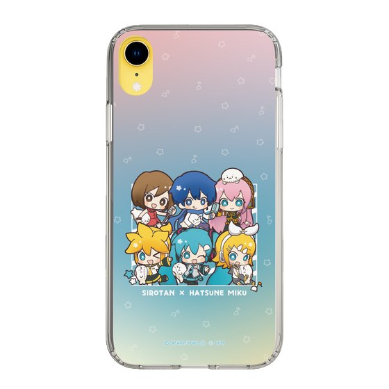 スリムプロテクションケース［ しろたん×初音ミク - 全員集合 - しろたんと一緒 ］