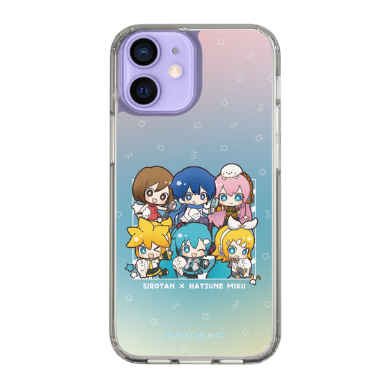 スリムプロテクションケース［ しろたん×初音ミク - 全員集合 - しろたんと一緒 ］