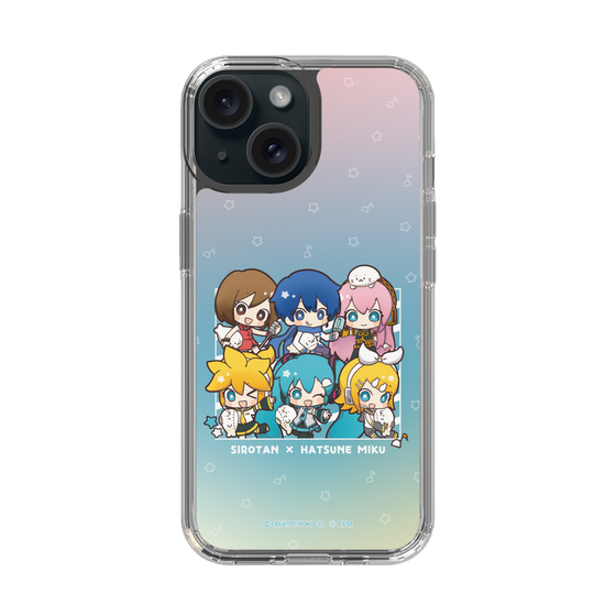 スリムプロテクションケース［ しろたん×初音ミク - 全員集合 - しろたんと一緒 ］