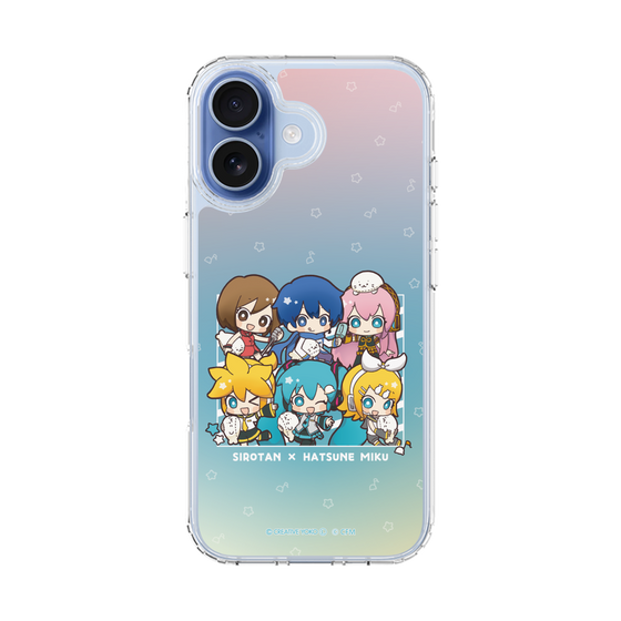 スリムプロテクションケース［ しろたん×初音ミク - 全員集合 - しろたんと一緒 ］