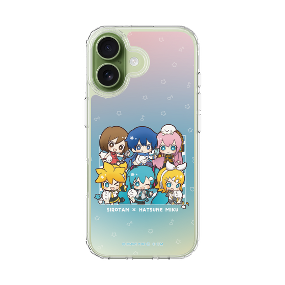 スリムプロテクションケース［ しろたん×初音ミク - 全員集合 - しろたんと一緒 ］